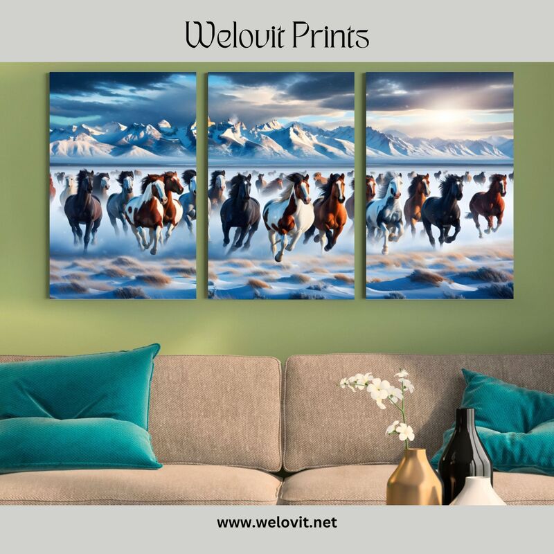 Wild Horses by Welovit Prints