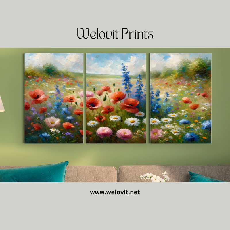 Wildflowers by Welovit Prints